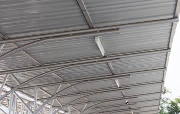 installing Bushton metal roofing